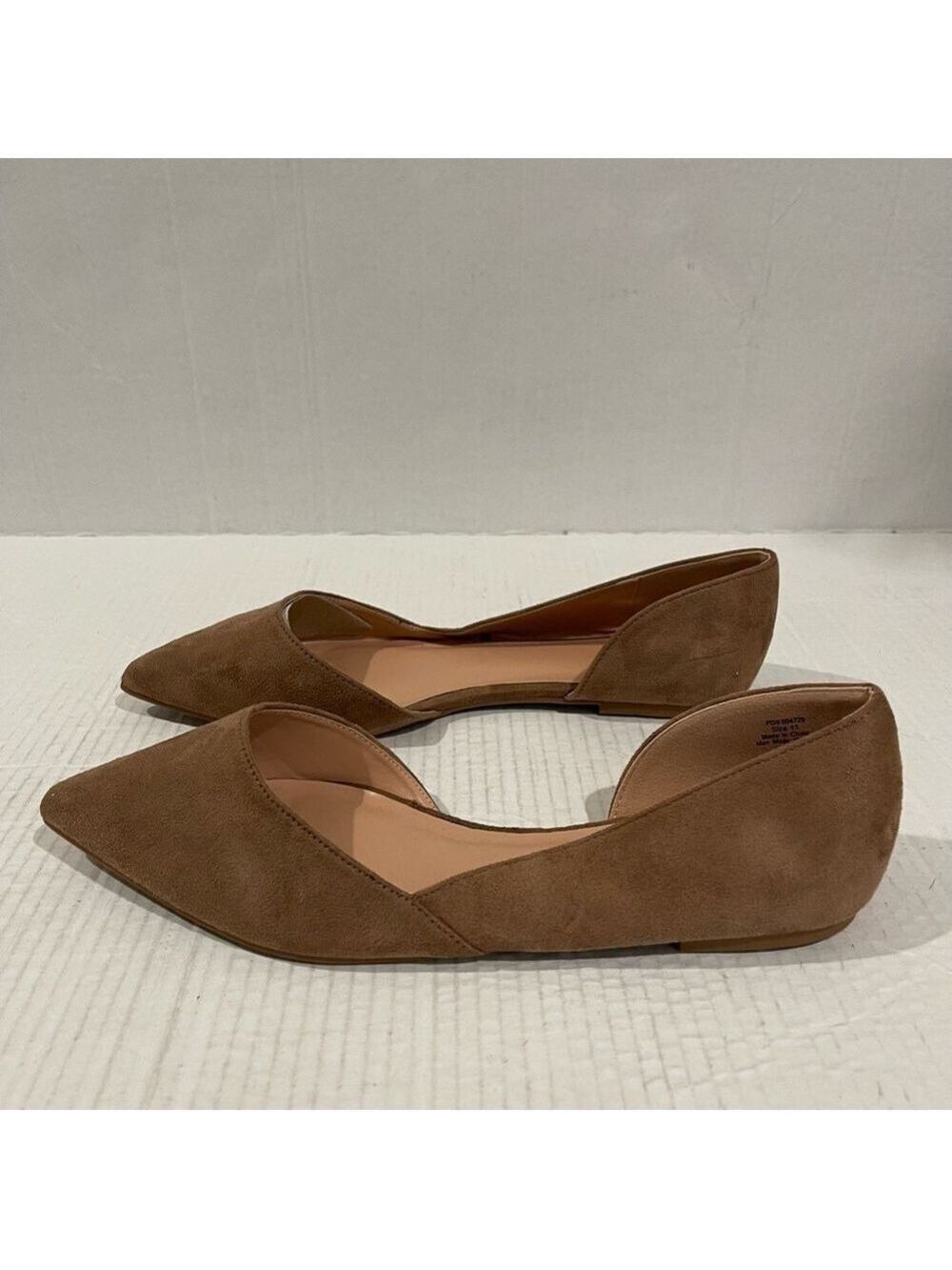 Women’s Journee Collection Ester Brown Faux Suede Pointy Toe Size 11 US! - Picture 7 of 11
